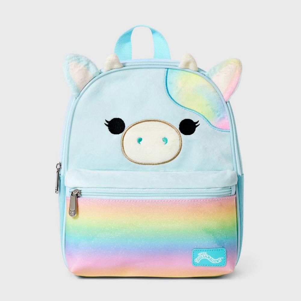 Squishmallows Kids' 11-Inch Cow Mini Backpack - - Blue (DYVZ-27603)