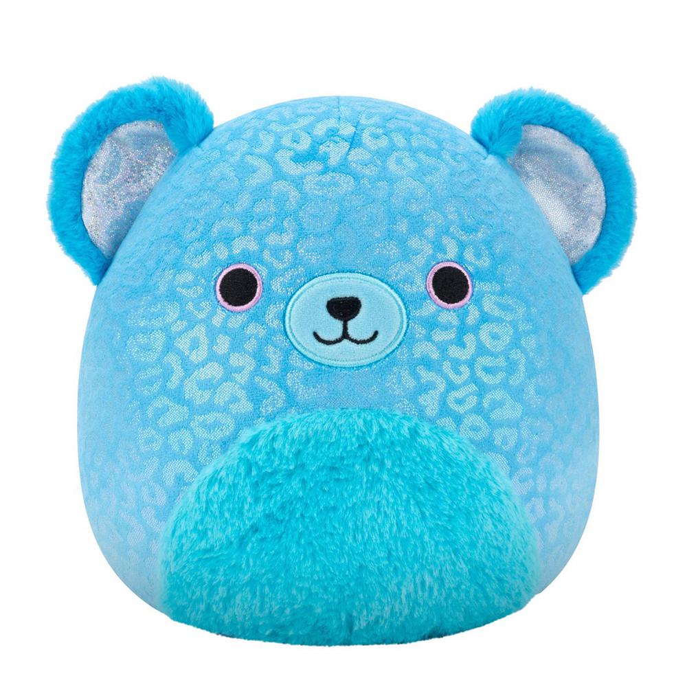 Squishmallows 8-Inch Sarge Jaguar with Iridescent Spots - Blue (FZCU-76105)