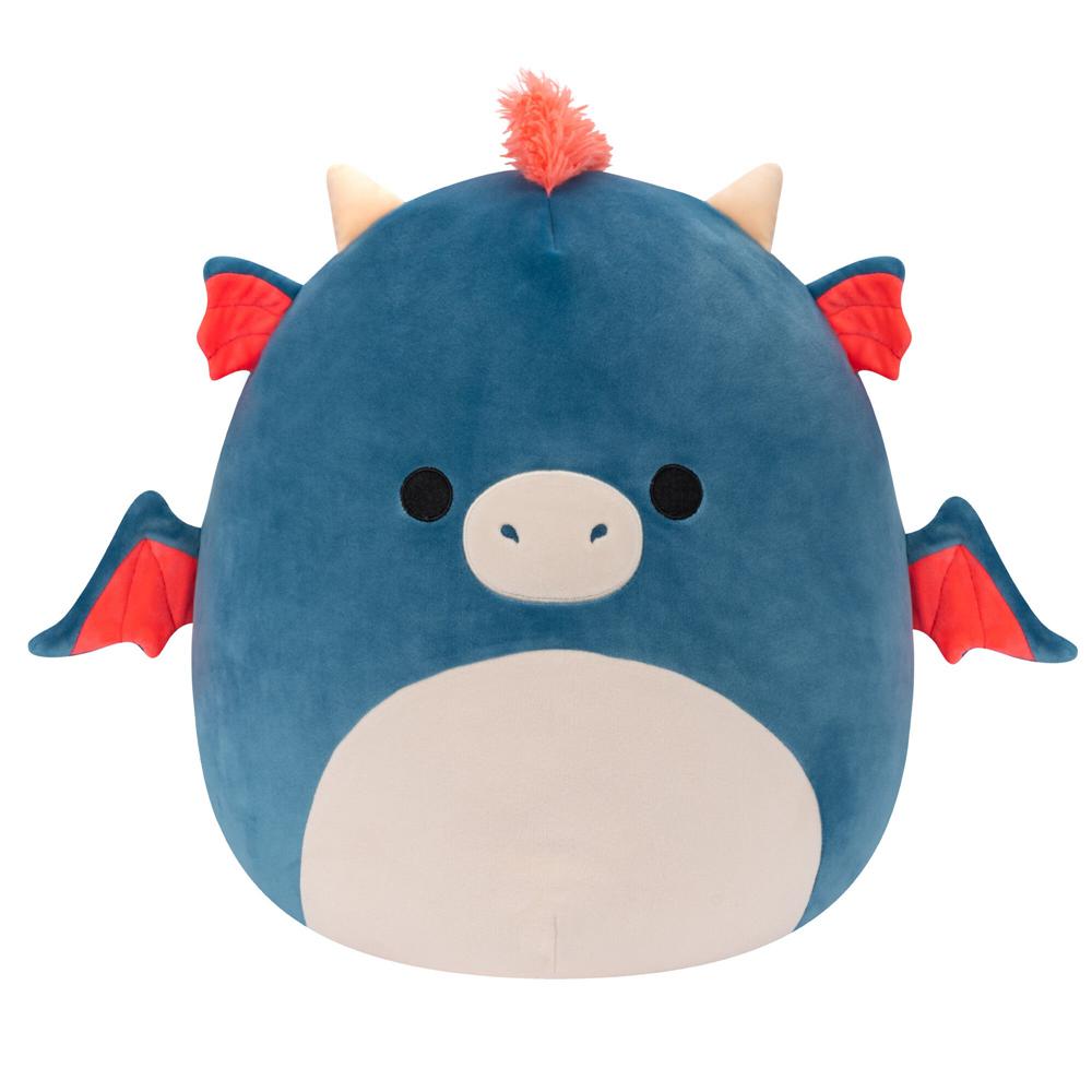 Squishmallows 14-Inch Carin Dragon with Mane - Blue (BXLT-39425)