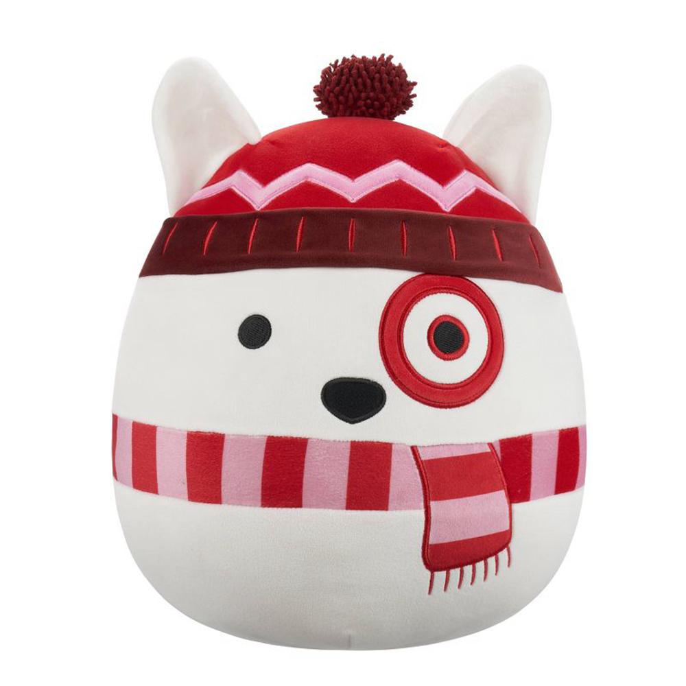 Squishmallows 12-Inch Target Bullseye Plush - White / Red (YTGC-51479)