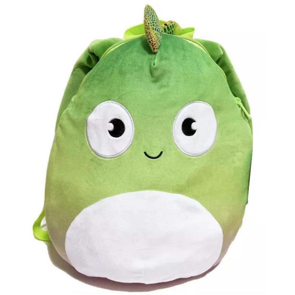 Squishmallows Denton Chameleon 12-Inch Plush Backpack - Green (IXOQ-37180)